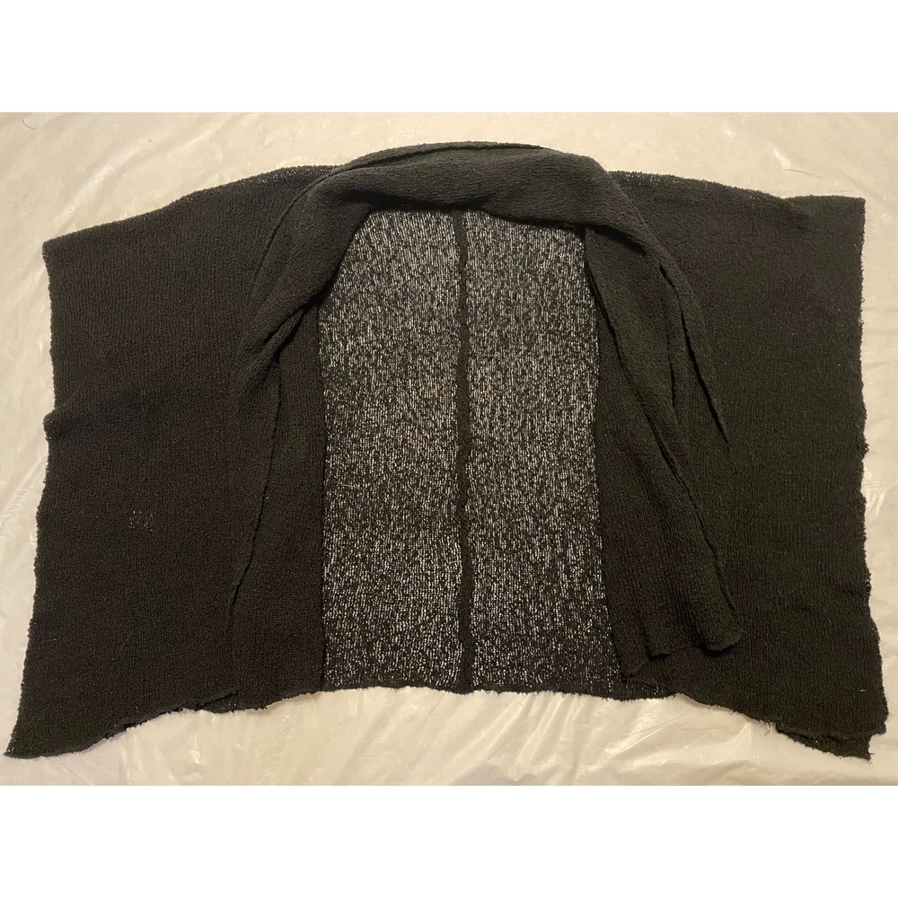 Island Tribe Wrap, Shawl, Black Handmade in Bali, Indonesia, OSFM